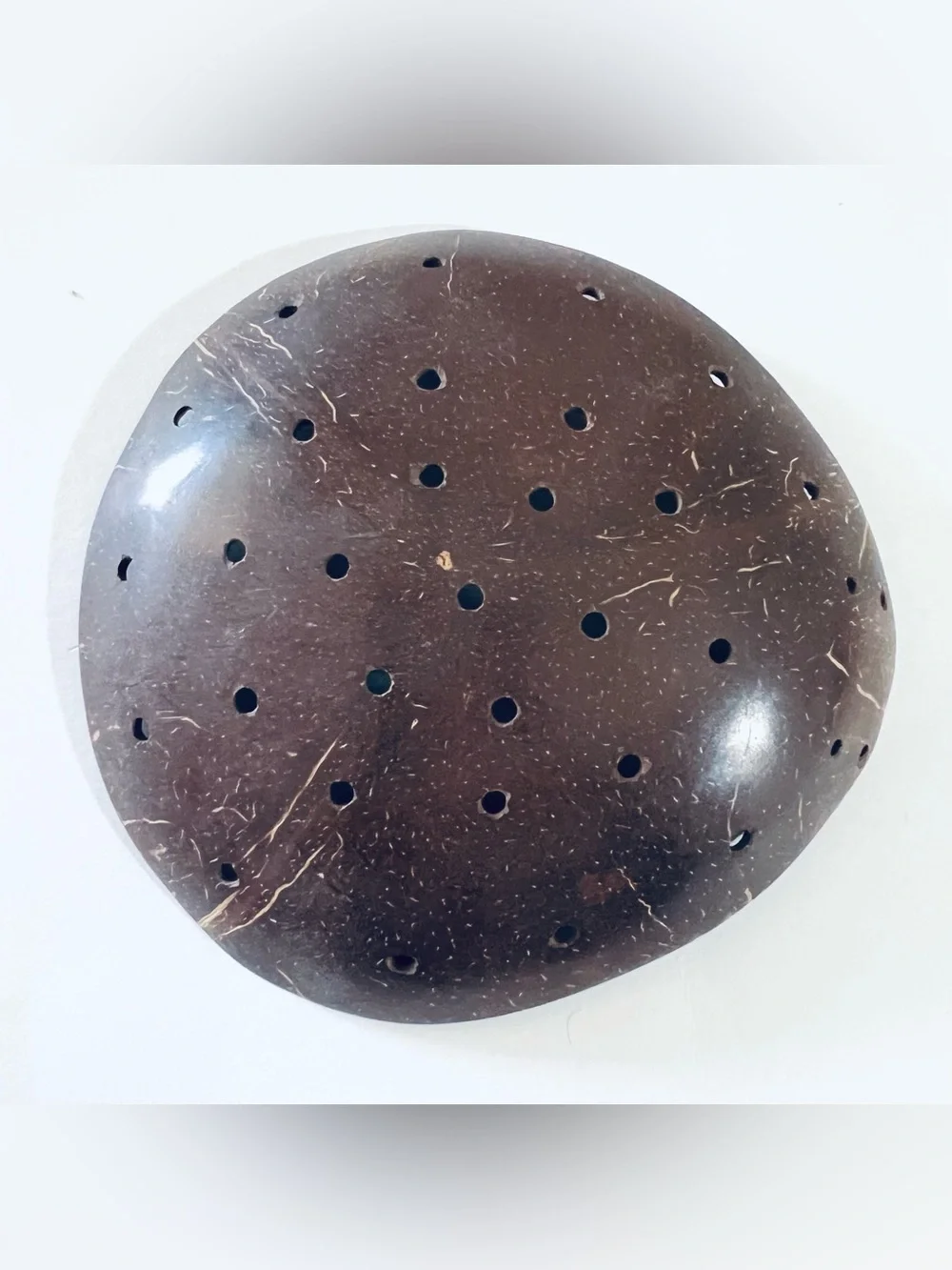 Handmade Coconut Shell Soap Dish Drain Tray Natural Eco Friendly Bathroom 5”